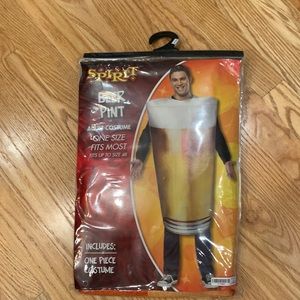 Beer Pint Halloween costume. One size fits most up to size 48